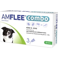 Amflee Combo 134mg spot-on hond M (10 - 20 kil) 3 pip.