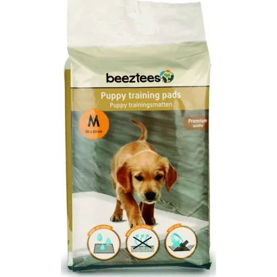 Beeztees Puppy Trainingsmatten M 60 x 60cm 15st