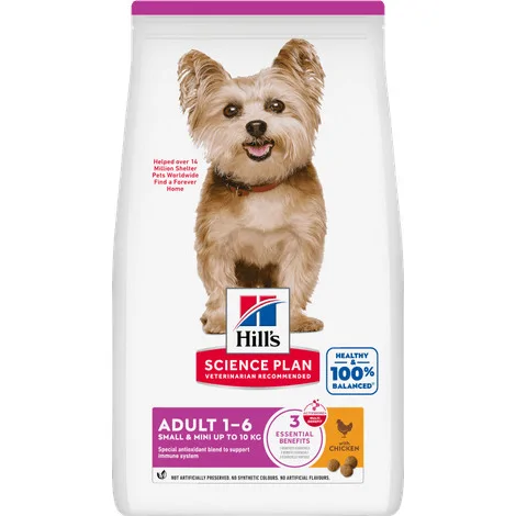 Hill's Science Plan Hond Adult Small&Mini Kip 6kg