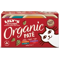 Lily's Kitchen Organic Patés multipack kattenvoer nat 8x85 gram