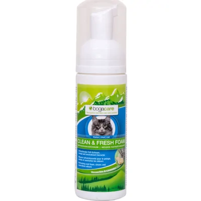 Bogacare Clean Fresh Foam droogshampoo voor hond en kat 3 x Kat