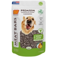 12x BF Petfood Meat Bars Hert 100 gr