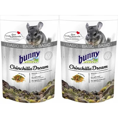 2x Bunny Nature Chinchilladroom Basic 1,2 kg