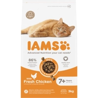 3x IAMS Kat Senior Kip 3 kg