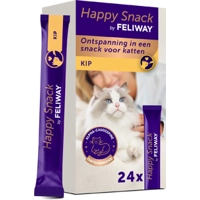 Feliway Happy Kattensnack Kip 24 x 15 gr