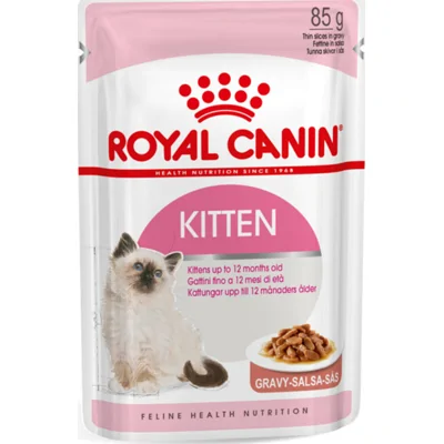 48x Royal Canin Kitten Gravy Kattenvoer Nat 85 gr