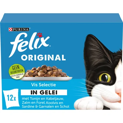 Felix Original Vis Selectie in Gelei - 24 x 85 g
