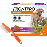 FRONTPRO XL - 3 Tabletten + Gratis Vlooienkam