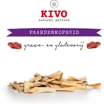 Kivo Paardenkophuid Gezaagd - 250 gr