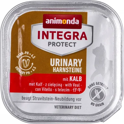 Animonda Integra Cat Urinary Struvit - Veal - 16 x 100 g