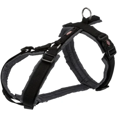 Trixie Premium Trekking Hondentuig - zwart/grafiet - M