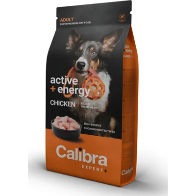 Calibra Expert+ Hondenvoer Active & Energy Chicken Kip 12 kg