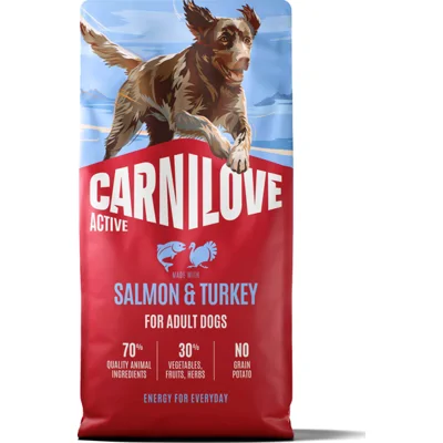 Carnilove Active Adult All Breeds zalm met kalkoen hondenvoer 12 kg