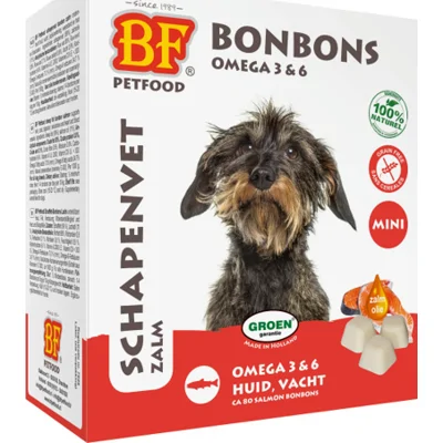 Biofood Schapenvet Mini Bonbons Zalm