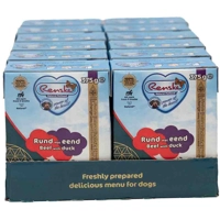 12x Renske Vers Tetra Hondenvoer Nat Rund met Eend 375 gr