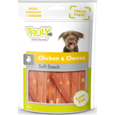 15x Truly Hondensnack Chicken&Cheese 90 gr