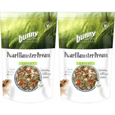 2x Bunny Nature Dwerghamsterdroom Expert 500 gr