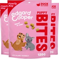 3x Edgard&Cooper Puppy Bite S Eend&Kip 120 gr product name