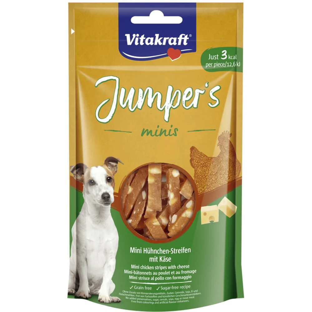 Vitakraft Jumpers Mini Kip en Kaas 80 gr