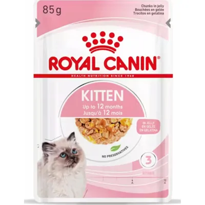 48x Royal Canin Kitten Jelly Kattenvoer Nat 85 gr