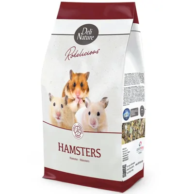 5x Deli Nature Rodelicious Hamstervoer 750 gr