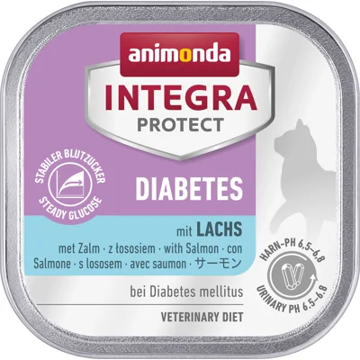 Animonda Integra Protect Cat Diabetes - Zalm - 16 x 100 g