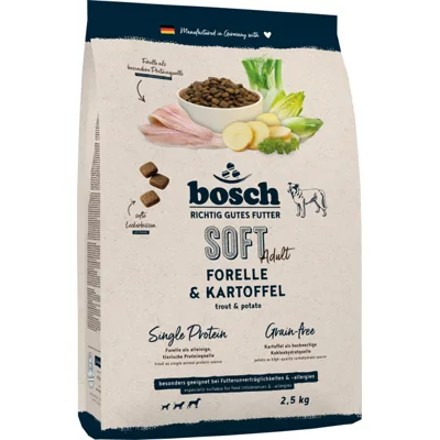 Bosch Soft Adult Hondenvoer - Forel & Aardappel - 12 kg