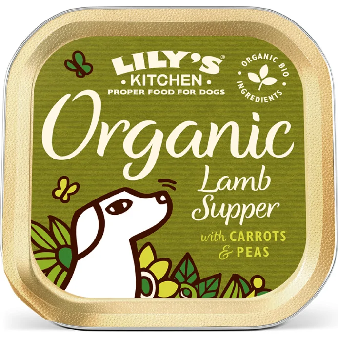 Lily's Kitchen Organic Supper met Lam natvoer hond 11 x 150 gram