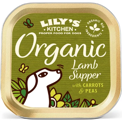 Lily's Kitchen Organic Supper met Lam natvoer hond 11 x 150 gram
