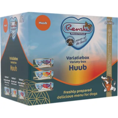 Renske Variatiebox Huub 30x95gram hondenvoer