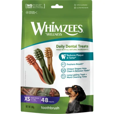 Whimzees Tandenborstel Extra Small 48st