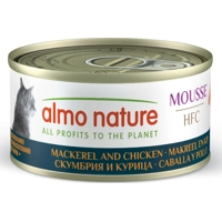 Almo Nature HFC Mousse makreel met kip natvoer kat (70 g) 24 x 70 g