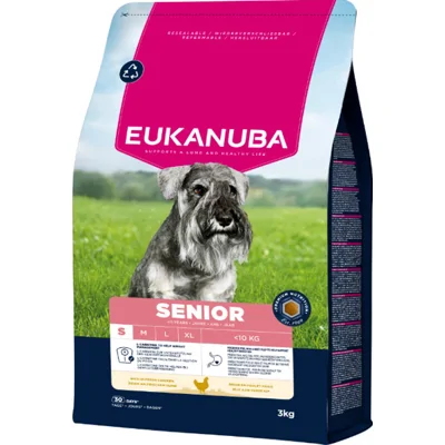 Eukanuba Senior Small kip hondenvoer 2 x 7,5 kg