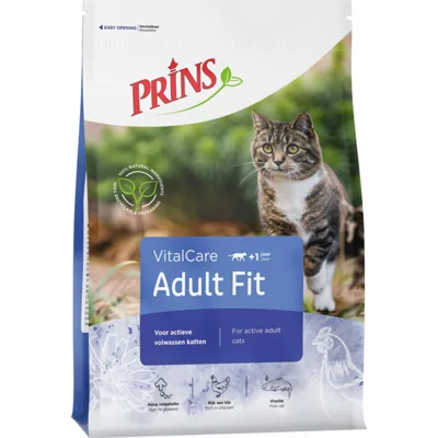 6x Prins VitalCare Adult Fit Kattenvoer 400 gr