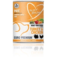 6x Euro-Premium Paté Adult Hondenvoer Nat Turkey&Chicken 400 gr product name