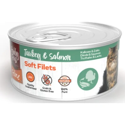 HobbyFirst Feline Blik Zachte Filets Kalkoen&Zalm 70 gr
