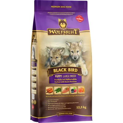Wolfsblut Black Bird Puppy Large Breed 12,5 kg