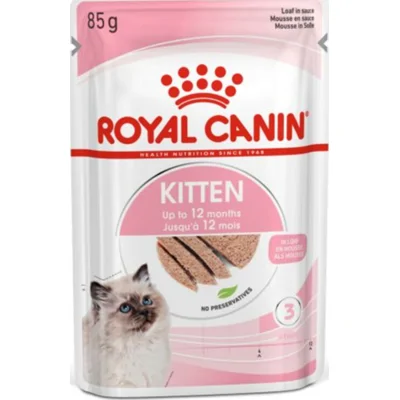 48x Royal Canin Kitten Loaf Kattenvoer Nat 85 gr