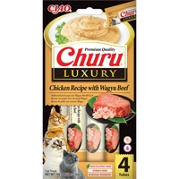 12x Ciao Kattensnack Churu Luxury Chicken&Wagyu Beef 4 x 14 gr