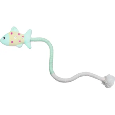 Beeztees Kitten Vis met Touw Roxy