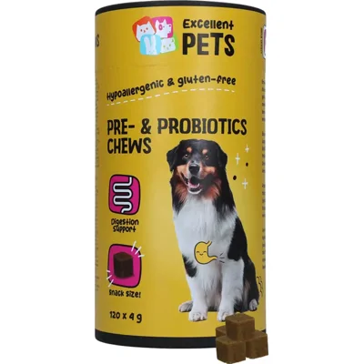 Excellent Pets Pre- & Probiotica Chews - 120 stuks