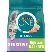 Purina ONE Sensitive - Kalkoen/Rijst - 2 x 1.5 kg