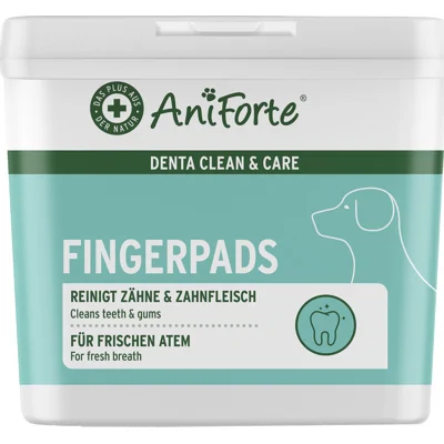 AniForte Gebit Clean & Care Vingerpads - Hond - 50 stuks