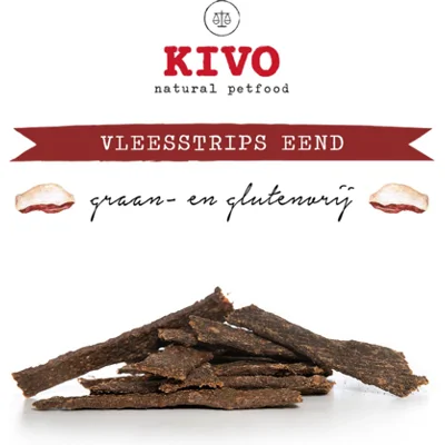 Kivo Vleesstrips Eend - 200 g