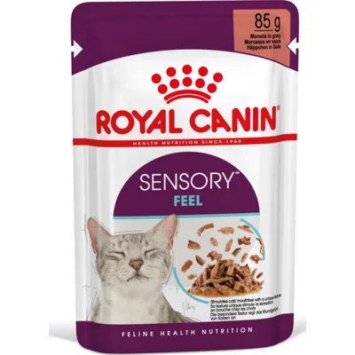 48x Royal Canin Sensory Feel Gravy Kattenvoer Nat 85 gr