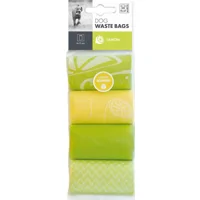M-Pets dog waste bags lemon - 4 x 15 stuks M-Pets dog waste bags lemon - 4 x 15 stuks