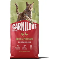 Carnilove Sterilised eend met fazant kattenvoer 2 x 6 kg