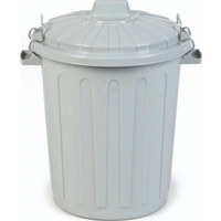 Curver Voerton met Deksel Grijs 23 liter