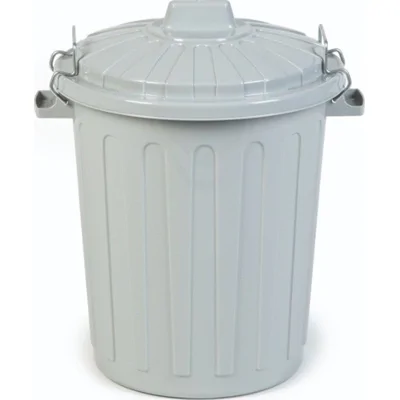 Curver Voerton met Deksel Grijs 23 liter