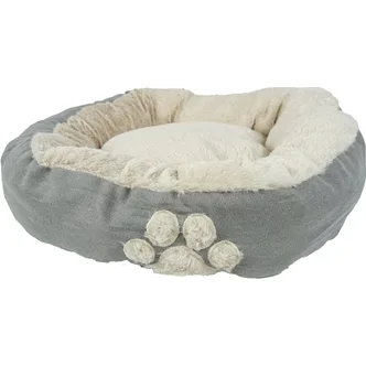 Hugs hondenmand ovaal dove grijs 61x61x13 cm